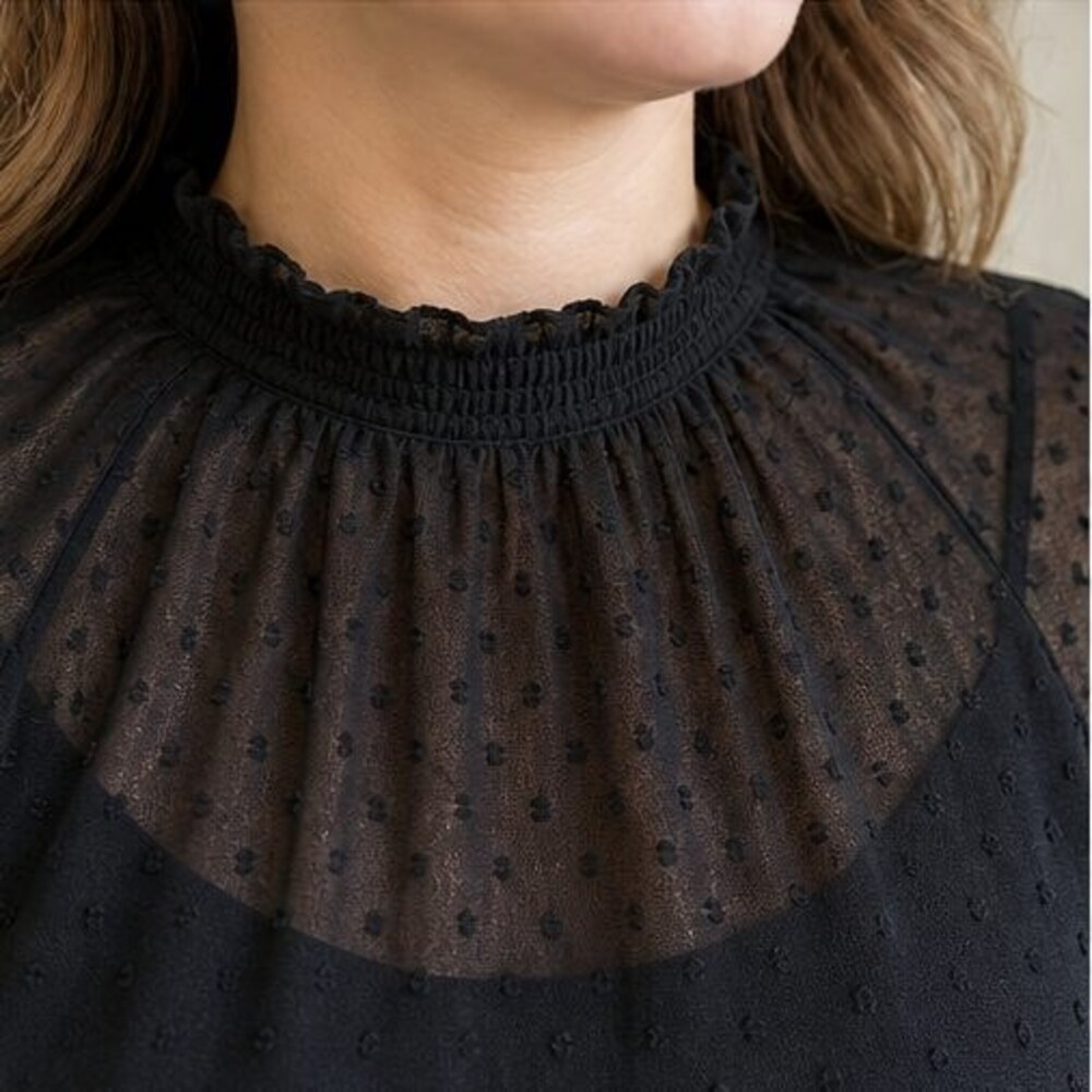 Mauve Peplum Top - Picture 4 of 6